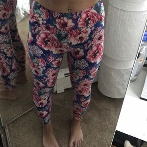 Floral leggings